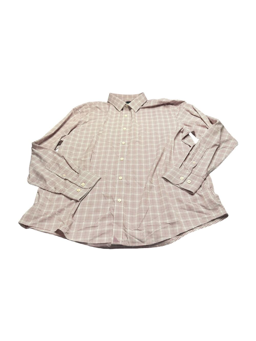 UNTUCKit Beckman Regular Fit Button Down Shirt 3XL Red Plaid